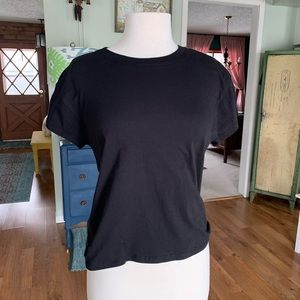 Black Basic Crop Top Tee - Z Supply